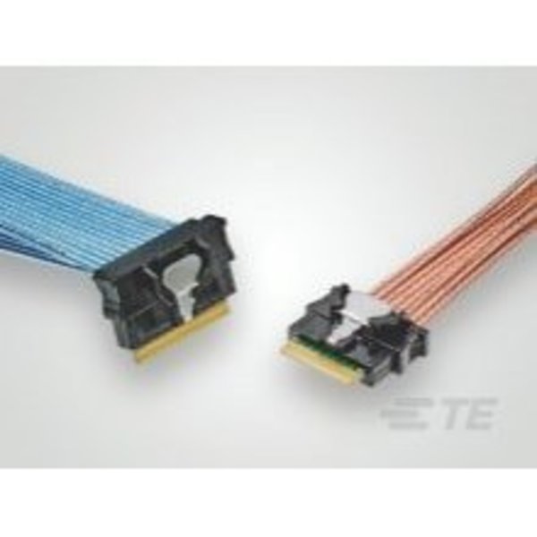 Te Connectivity Ethernet Cables / Networking Cables Sliver C/A, 50P, Str To R/A, 10Ghz, 85Ohm 2821638-1